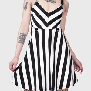Killstar Stripe O Negative dress